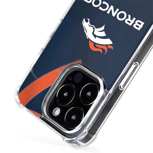 NFL Denver Broncos Team Jersey iPhone 15 Pro Max MagSafe Case