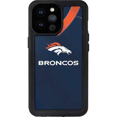 NFL Denver Broncos Team Jersey iPhone 14 Pro Max Waterproof Case