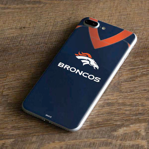 NFL Denver Broncos Team Jersey iPhone 8 Plus Skin