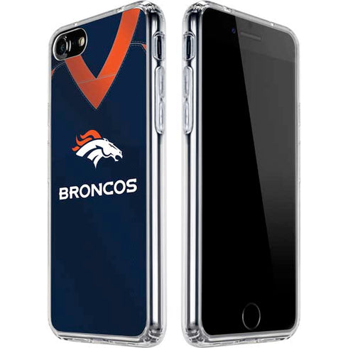 NFL Denver Broncos Team Jersey iPhone SE (2nd & 3rd Gen) Clear Case