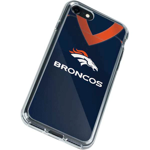 NFL Denver Broncos Team Jersey iPhone SE (2nd & 3rd Gen) Clear Case