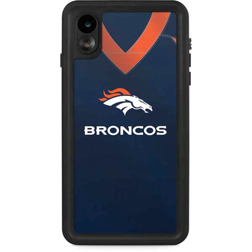 NFL Denver Broncos Team Jersey iPhone XR Waterproof Case