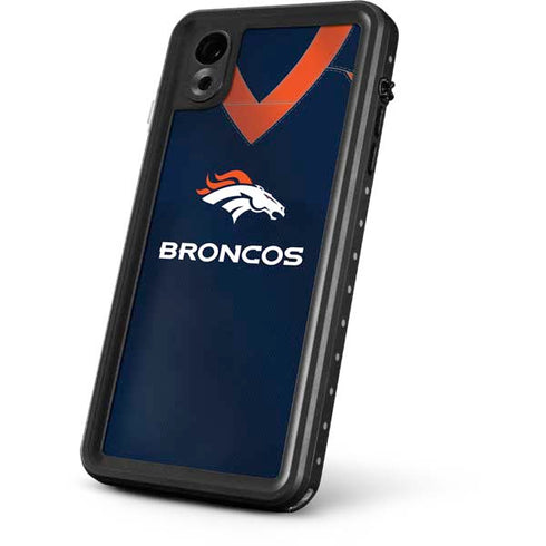 NFL Denver Broncos Team Jersey iPhone XR Waterproof Case