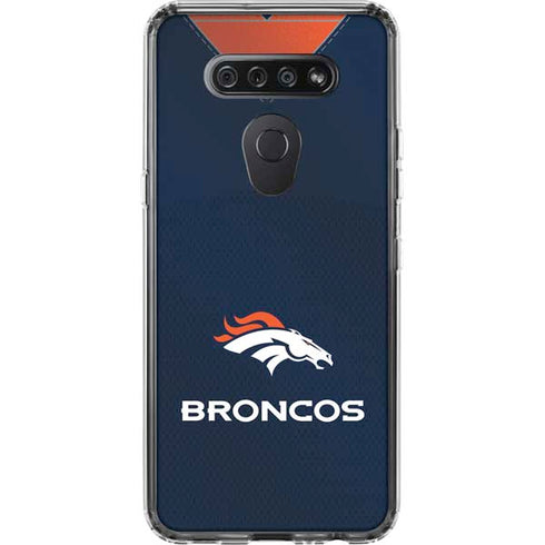 NFL Denver Broncos Team Jersey LG K51/Q51 Clear Case