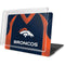 NFL Denver Broncos Team Jersey MacBook Pro 15in (2016-19) Case plus Skin
