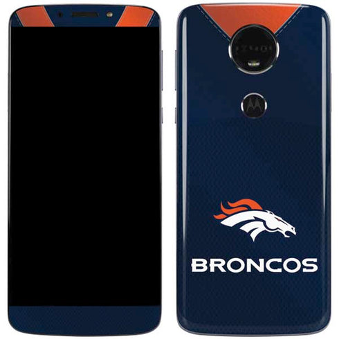 NFL Denver Broncos Team Jersey Moto E5 Plus Skin