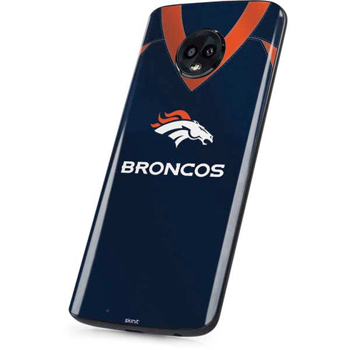 NFL Denver Broncos Team Jersey Moto G6 Skin