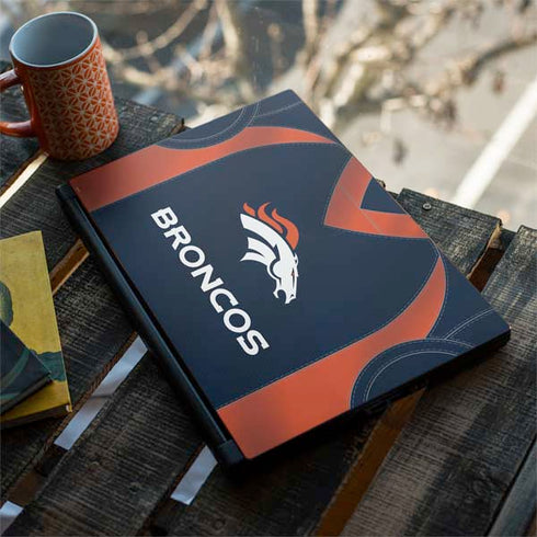 NFL Denver Broncos Team Jersey MSI GS65 Stealth Laptop Skin