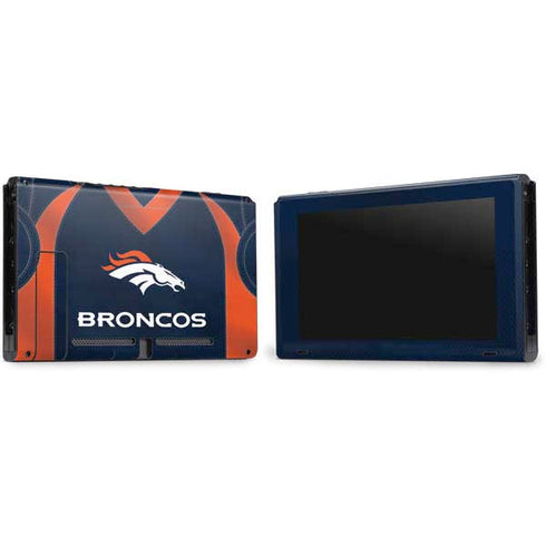 NFL Denver Broncos Team Jersey Nintendo Switch Bundle Skin