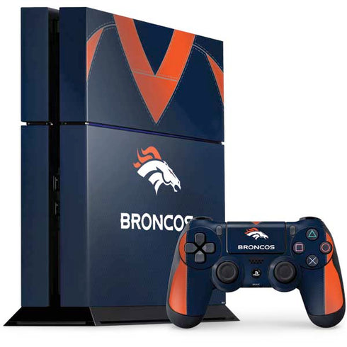 NFL Denver Broncos Team Jersey PS4 Console and Controller Bundle Skin