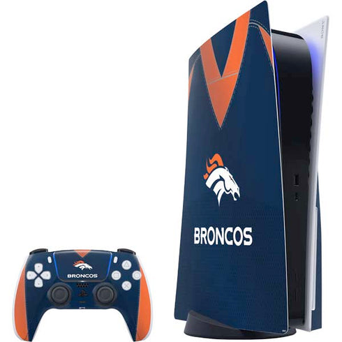 NFL Denver Broncos Team Jersey PS5 Bundle Skin