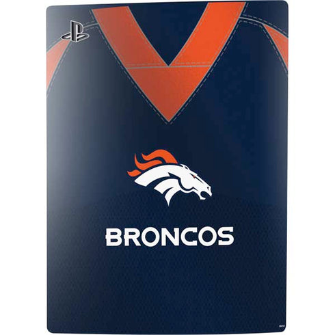 NFL Denver Broncos Team Jersey PS5 Console Skin