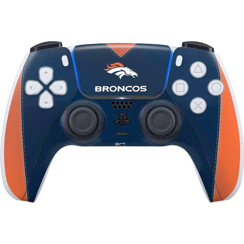 NFL Denver Broncos Team Jersey PS5 Controller Skin