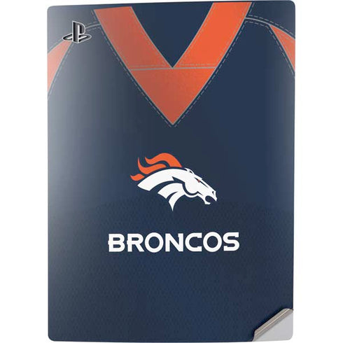 NFL Denver Broncos Team Jersey PS5 Digital Edition Console Skin