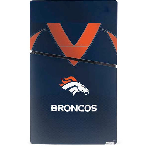 NFL Denver Broncos Team Jersey PS5 Slim Digital Edition Bundle Skin