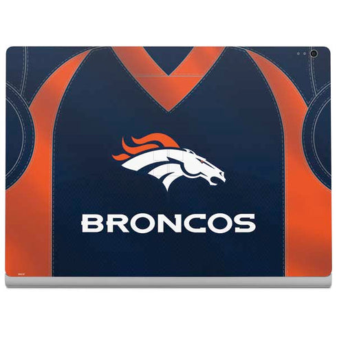 NFL Denver Broncos Team Jersey Surface Book 2 13.5in Skin