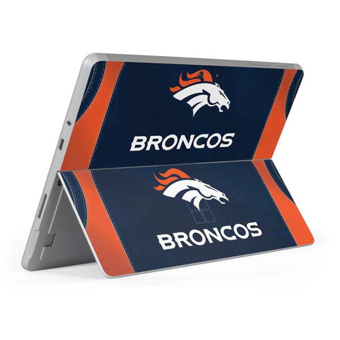 NFL Denver Broncos Team Jersey Surface Go Skin