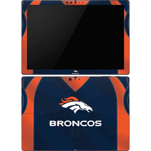 NFL Denver Broncos Team Jersey Surface Pro 6 Skin