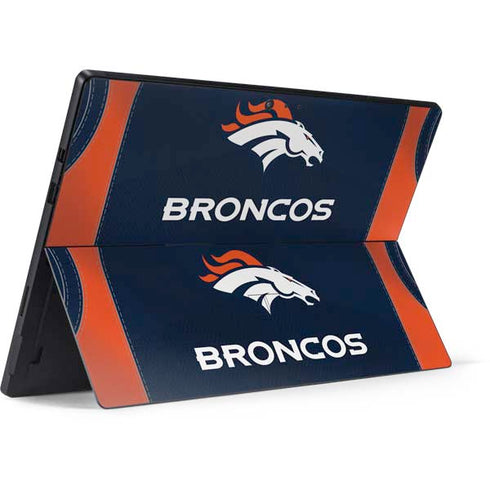 NFL Denver Broncos Team Jersey Surface Pro 6 Skin