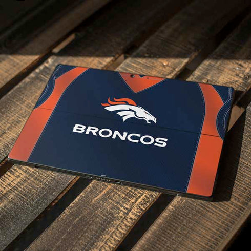 NFL Denver Broncos Team Jersey Surface Pro 7 Skin