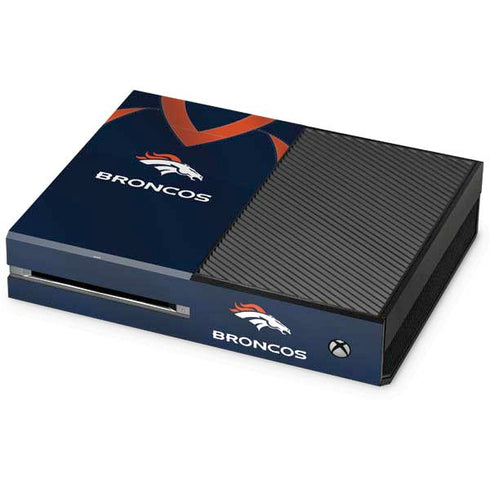 NFL Denver Broncos Team Jersey Xbox One Console Skin