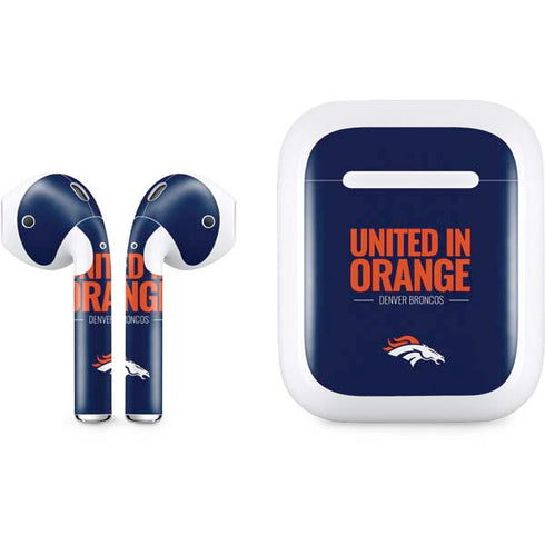 NFL Denver Broncos Team Motto Apple AirPods Skin