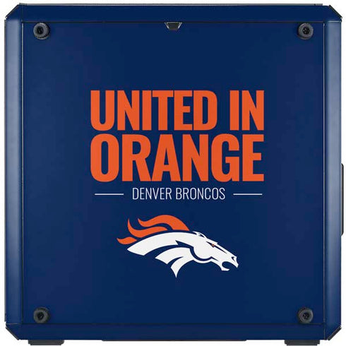 NFL Denver Broncos Team Motto Cooler Master MasterBox Q300L Mini Tower Skin