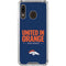NFL Denver Broncos Team Motto Galaxy A30 Clear Case