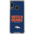 NFL Denver Broncos Team Motto Galaxy A30 Clear Case