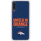 NFL Denver Broncos Team Motto Galaxy A50 Clear Case