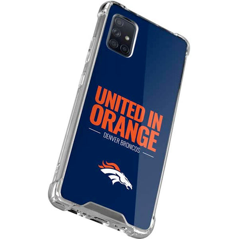 NFL Denver Broncos Team Motto Galaxy A51 5G Clear Case