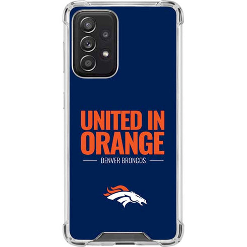 NFL Denver Broncos Team Motto Galaxy A52 5G Clear Case