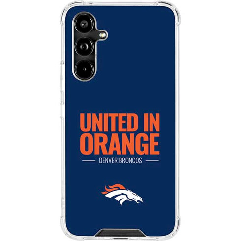 NFL Denver Broncos Team Motto Galaxy A54 5G Clear Case
