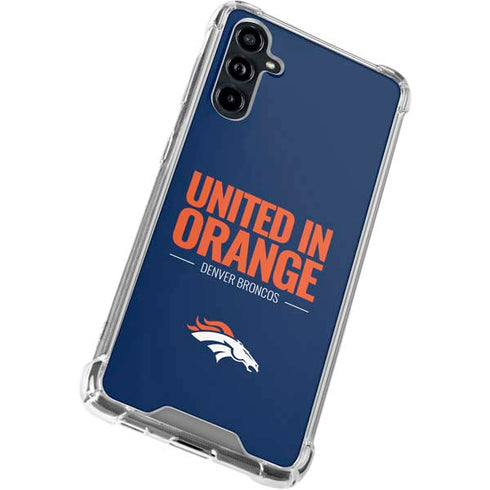 NFL Denver Broncos Team Motto Galaxy A54 5G Clear Case