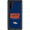 NFL Denver Broncos Team Motto Galaxy Note 10 Waterproof Case