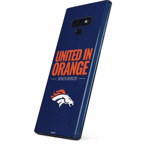 NFL Denver Broncos Team Motto Galaxy Note 9 Skin