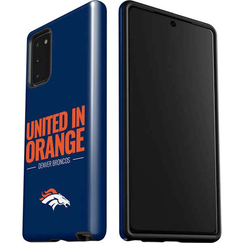 NFL Denver Broncos Team Motto Galaxy Note20 5G Pro Case