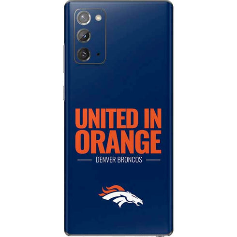 NFL Denver Broncos Team Motto Galaxy Note20 5G Skin
