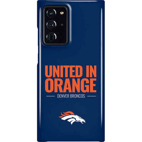 NFL Denver Broncos Team Motto Galaxy Note20 Ultra 5G Lite Case
