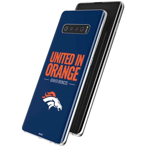 NFL Denver Broncos Team Motto Galaxy S10 Plus Skin