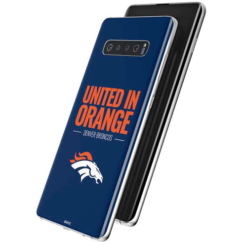 NFL Denver Broncos Team Motto Galaxy S10 Skin