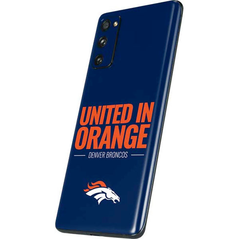 NFL Denver Broncos Team Motto Galaxy S20 Fan Edition Skin