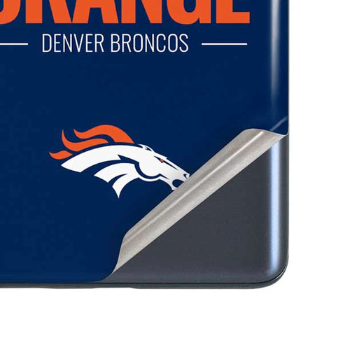 NFL Denver Broncos Team Motto Galaxy S20 Fan Edition Skin