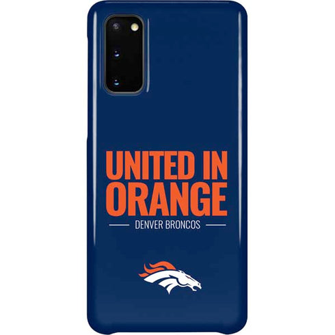 NFL Denver Broncos Team Motto Galaxy S20 Lite Case