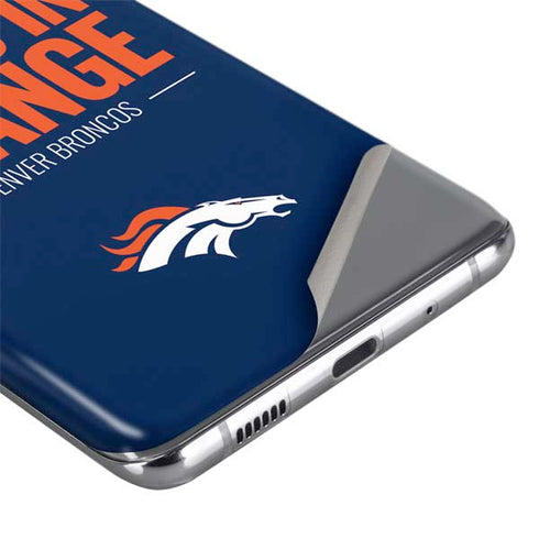 NFL Denver Broncos Team Motto Galaxy S20 Plus Skin