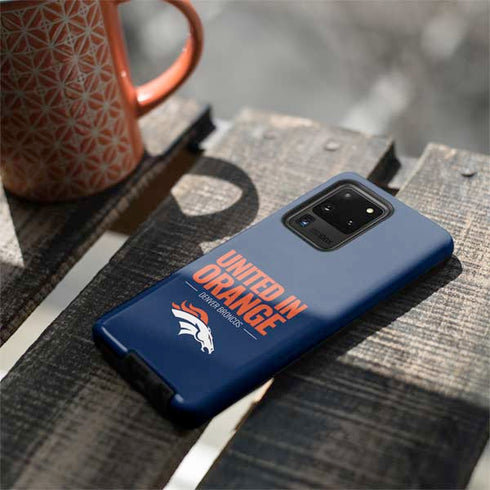 NFL Denver Broncos Team Motto Galaxy S20 Ultra 5G Pro Case