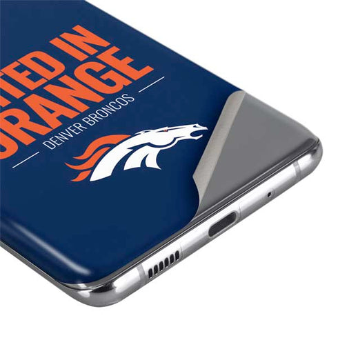 NFL Denver Broncos Team Motto Galaxy S20 Ultra 5G Skin