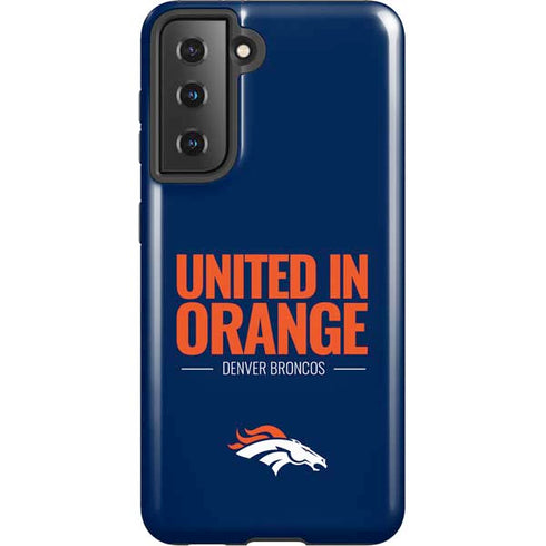NFL Denver Broncos Team Motto Galaxy S21 5G Pro Case