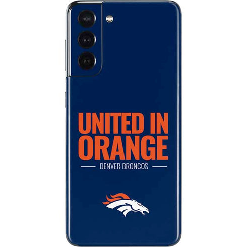 NFL Denver Broncos Team Motto Galaxy S21 5G Skin