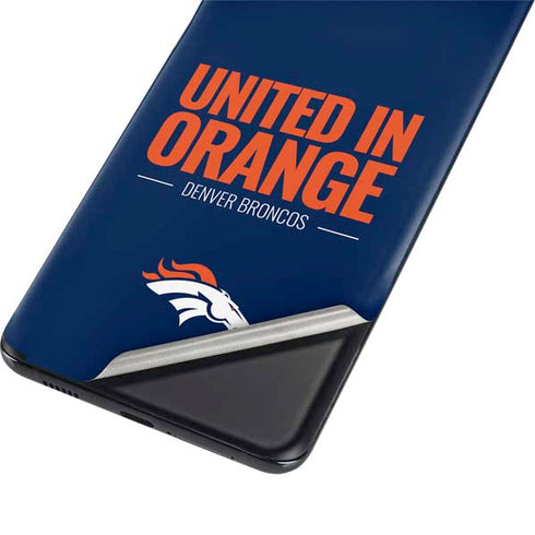 NFL Denver Broncos Team Motto Galaxy S21 5G Skin